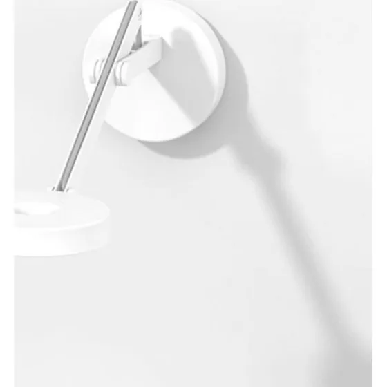 Rotaliana String W0 Applique da Parete DTW Bianco Opaco/Argento