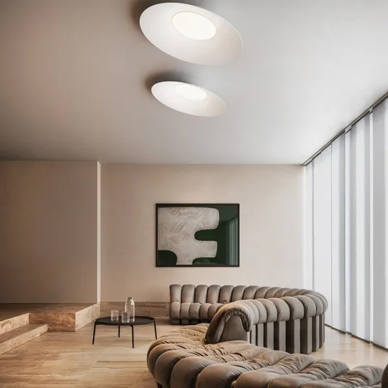 Plafoniera Kate kdln 2700K Bianco - Design Italiano