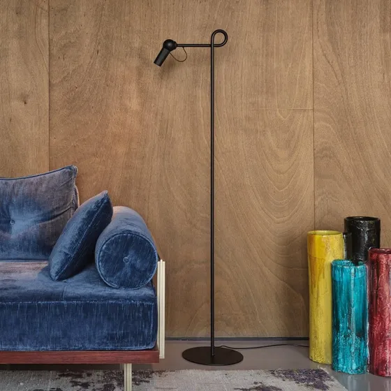 KDLN Piantana Bird Black - Lampada da terra LED Dimmerabile