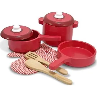 Melissa & Doug Set Accessori Cucina in Legno 12610