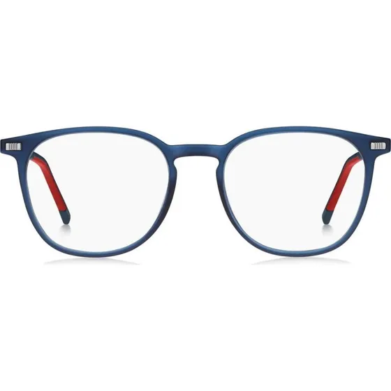 Tommy Hilfiger TH 2022 FLL Montature da Vista Rotonda Blu Opaco