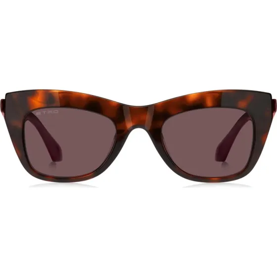 Etro Occhiali da Sole Donna Farfalla Avana e Viola 51mm