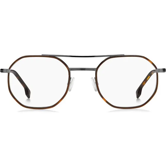 Boss 1632 Occhiali da Vista Uomo in Metallo Ruthenium