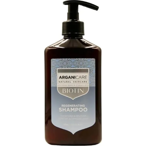 Arganicare Biotin Shampoo Rinforzante con Biotina, 400 ml