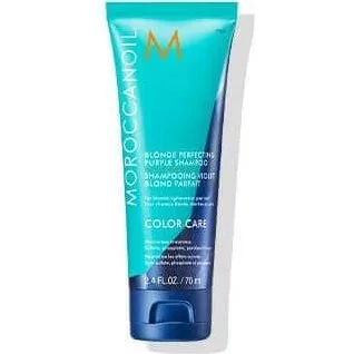Moroccanoil Shampoo Blonde Perfecting Purple per capelli biondi, 70ml