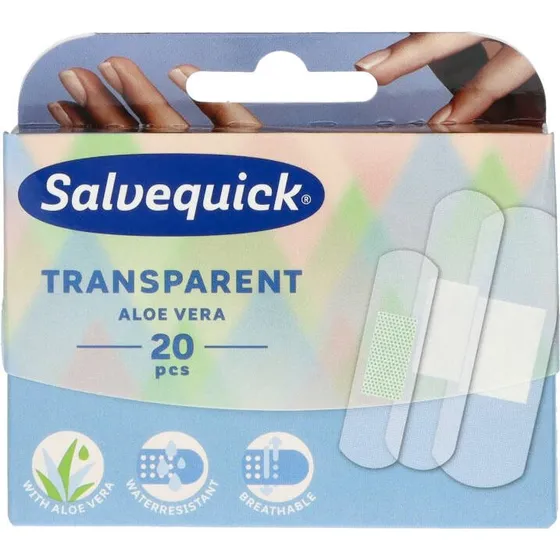 Salvequick Cerotti Trasparenti all'Aloe Vera - 20 pezzi
