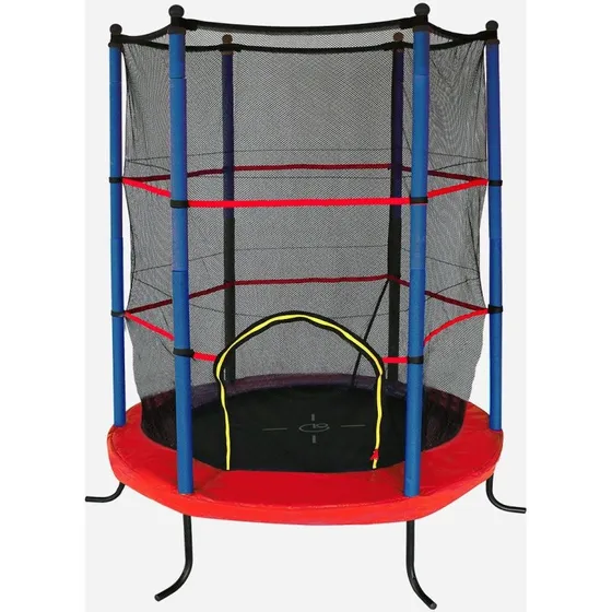 Garlando Combi XS Trampolino 140cm con Rete di Protezione
