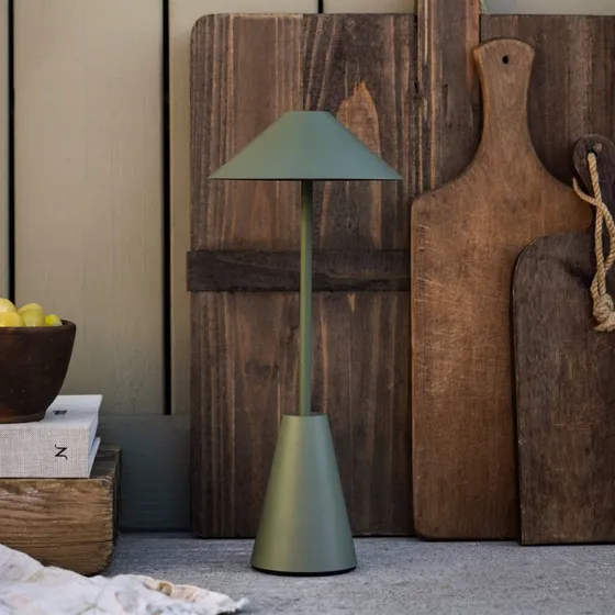 Globen Lighting Lampada da tavolo Cannes, verde IP54
