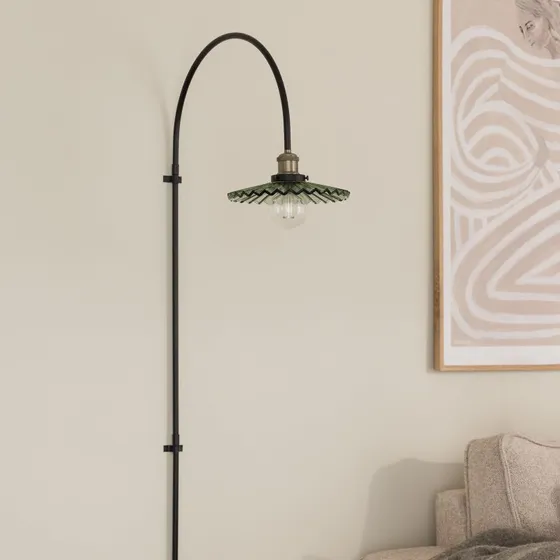 Globen Lighting Applique COBBLER Verde e Nero - Vetro