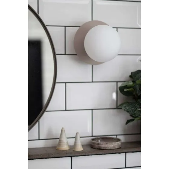 Globen Lighting Applique Art Déco IP44 Bianca