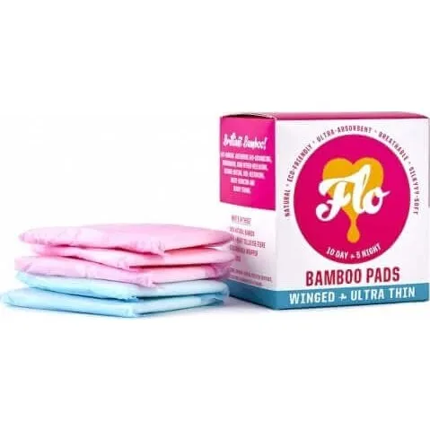 Flo Assorbenti Combo Giorno e Notte in Bambù Bio, 15 pz