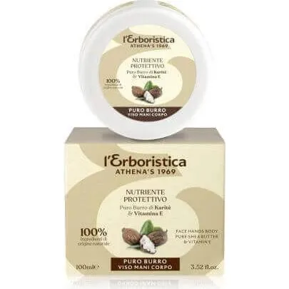 L'Erboristica Burro di Karité Nutriente Viso e Corpo, 100 ml