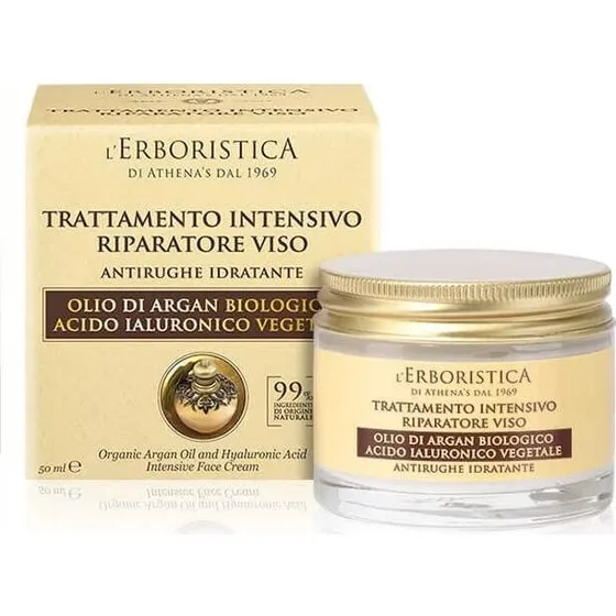 L'Erboristica Trattamento Viso Olio di Argan e Acido Ialuronico 50ml
