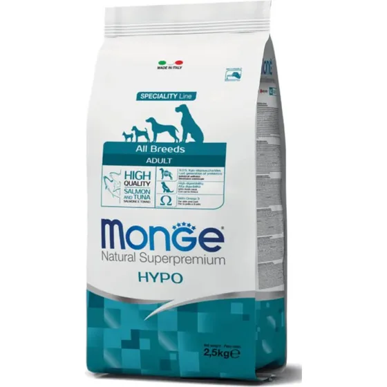 Monge Salmone e Tonno Cibo Secco per Cani Adulti - 2,5 Kg