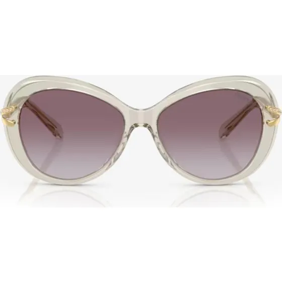 Swarovski SK6026 Occhiali da Sole Farfalla Marrone e Viola