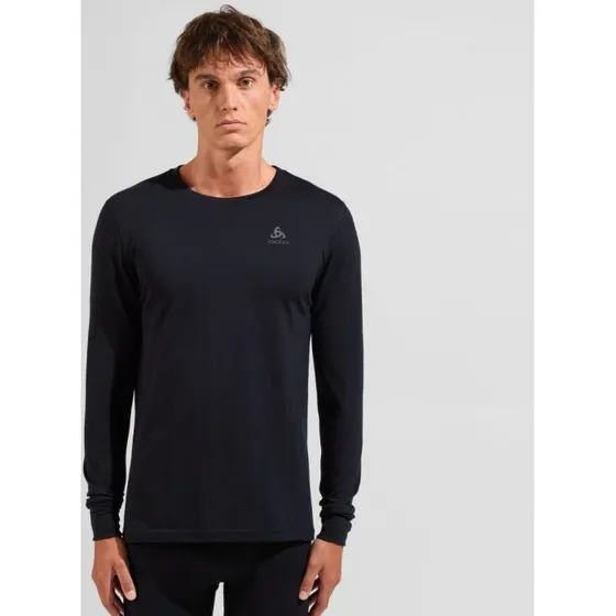 Odlo Maglia Base Layer Natural Merino 200 Nero XXL