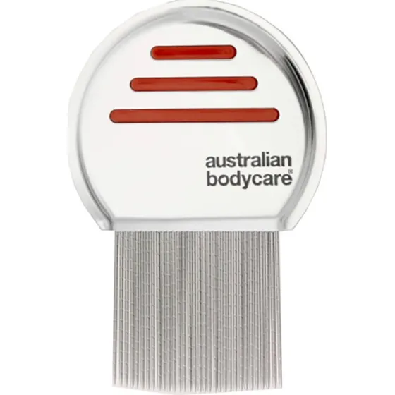 Pettine in metallo antipidocchi Australian Bodycare