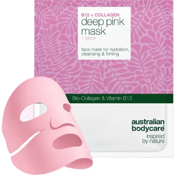 Australian Bodycare Maschera al Collagene e Vitamina B12 - 4 pezzi