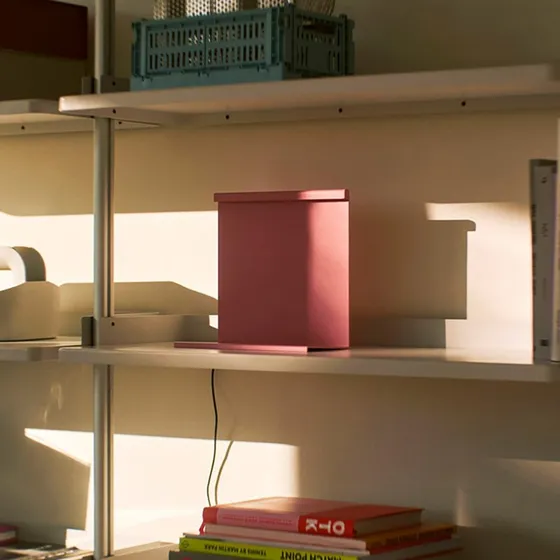 HAY LBM Lampada da Tavolo LED con Dimmer, Rosa