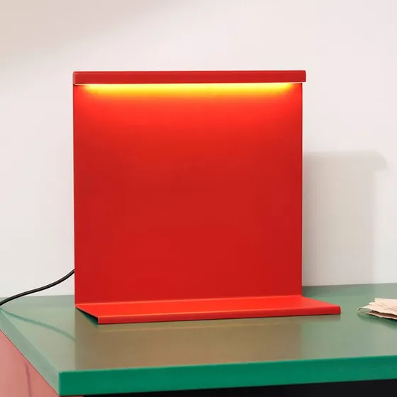 HAY LBM Lampada da Tavolo LED con Dimmer, Rosso Pomodoro