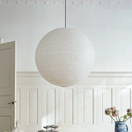 HAY Paper Shade Paralume in Carta di Riso, Ø 50 cm, Bianco