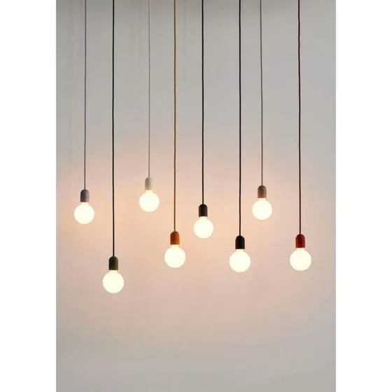 HAY Portalampada a sospensione COMMON E27, nero, Ø 4,5 cm