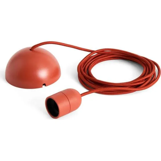 HAY Portalampada a sospensione COMMON E27, rosso ruggine