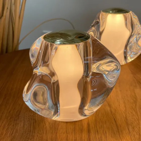 LOOM DESIGN Lampada da Tavolo Ice Ball Oro Ricaricabile