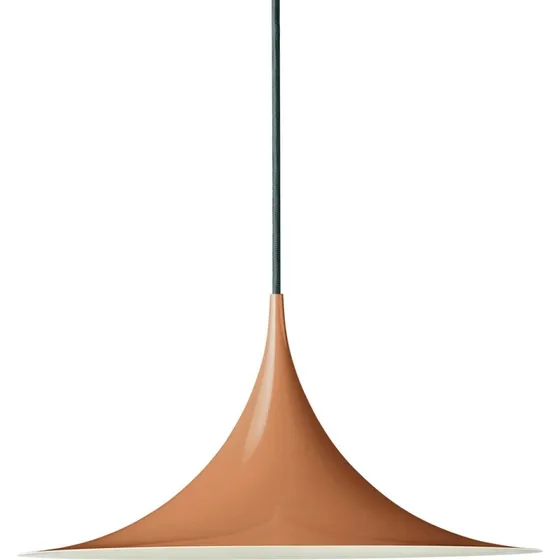 Gubi Lampada a Sospensione Semi Ø 30 cm - Marrone Ruggine Lucido