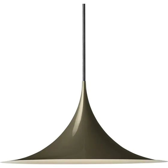 Gubi Lampada a sospensione Semi, Ø 30 cm, marrone cacao lucido