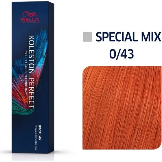 Wella Koleston Perfect Me+ 0/43 Rosso Dorato 60ml