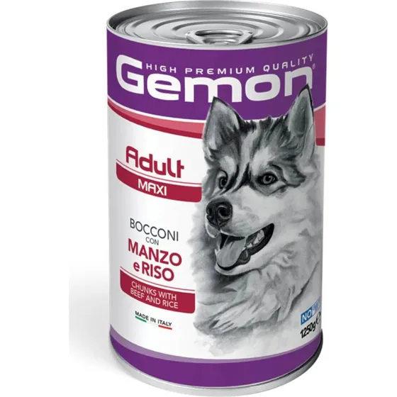 Monge Gemon Dog Adult Maxi Manzo e Riso 1,250 kg