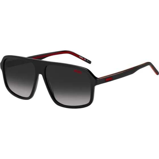Hugo Boss HG 1195/S Occhiali da Sole Pilot Uomo Nero Grigio