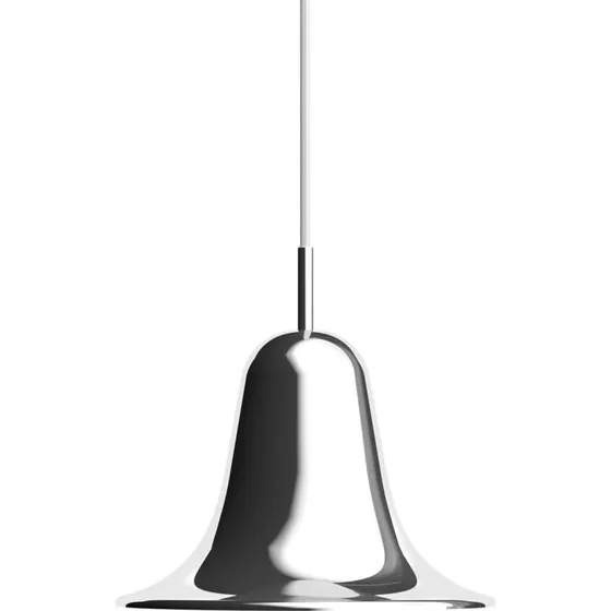 Lampada a sospensione Verpan Pantop Cromata Ø 23 cm