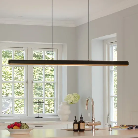 UMAGE Lampada a Sospensione Hazel Branch Nero/Ottone 150 cm