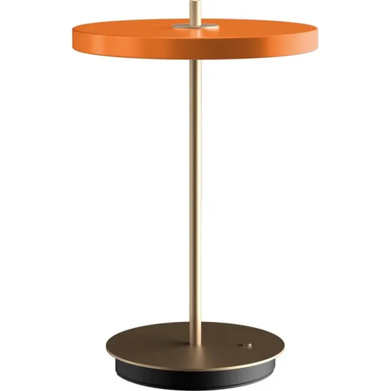 UMAGE Lampada LED Asteria Move Arancione e Ottone
