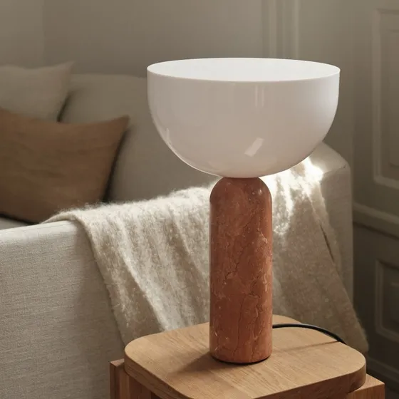 Lampada da tavolo Kizu Large New Works - Marmo e Acrilico
