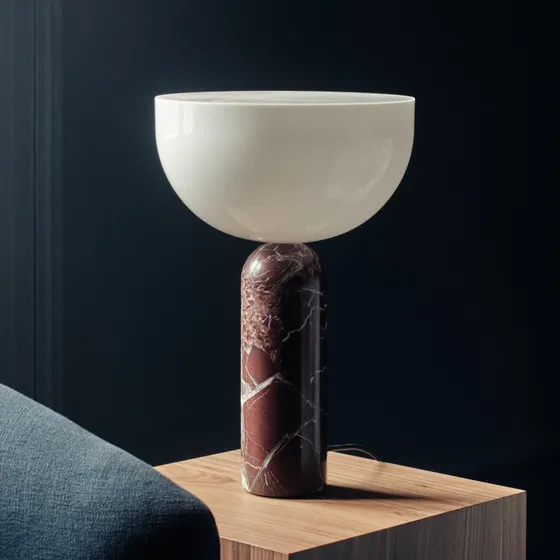 Lampada da tavolo Kizu Large Dark Red New Works