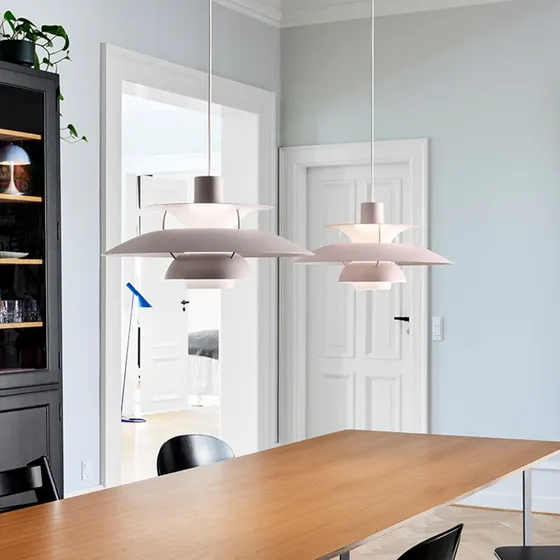 Louis Poulsen PH 5 500 Lampada a Sospensione Rosa Monocromatico