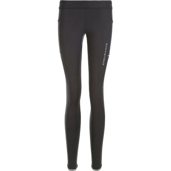 Endurance Energy Junior Tights Neri per Corsa e Allenamento