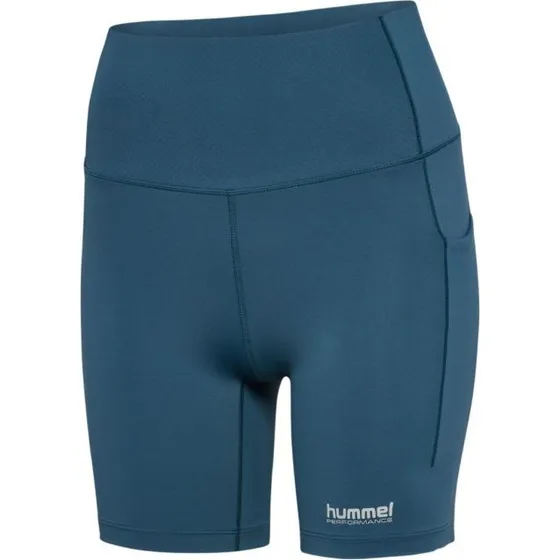 Hummel Pantaloni Corti HIIT Intensity Blu da Donna