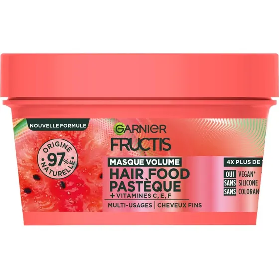 Garnier Fructis Hair Food Maschera Anguria 320ml per Capelli Fini