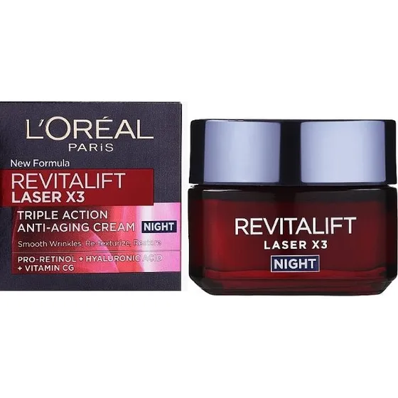 L'Oral Paris Revitalift Laser X3 Crema-Maschera Notte 50ml