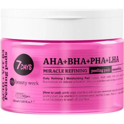 7Days Aha+Bha+Pha+Lha Miracle Refining Pads 50