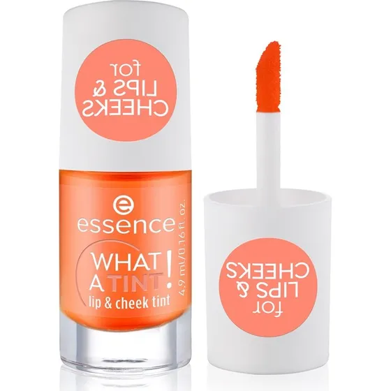 essence WHAT A TINT! Blush Liquido e Lucidalabbra 03 Peachy Vibes 4,9 ml