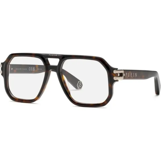 Philipp Plein VPP148M Occhiali da Vista Unisex Avana Pilot