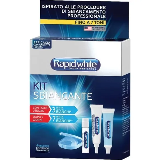 Rapid White Kit Sbiancante Denti con Bite