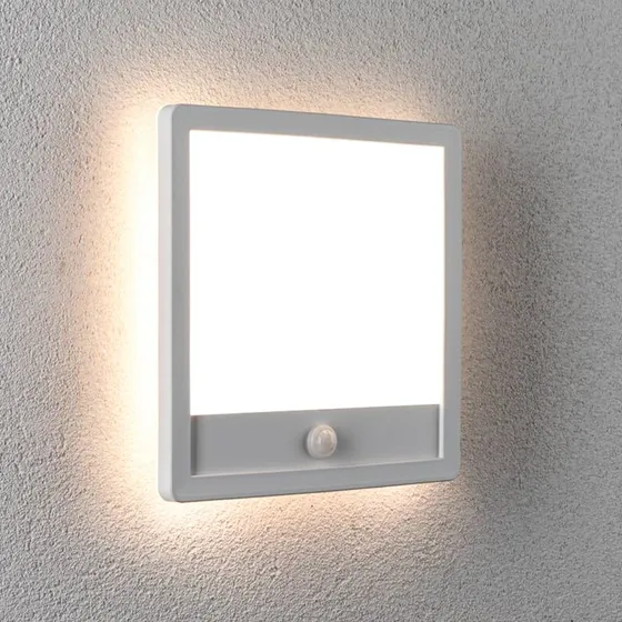 Paulmann Lamina Applique Esterna LED con Sensore, Bianca