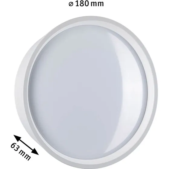 Paulmann Platomo SWR Applique da Esterno Bianca