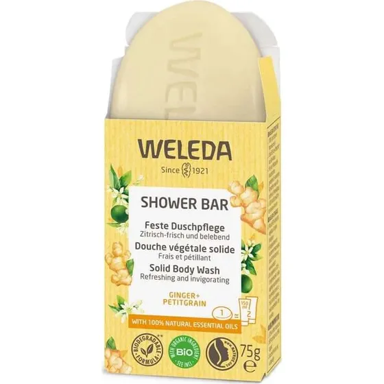 Weleda Doccia Solida Zenzero + Petitgrain 75 g